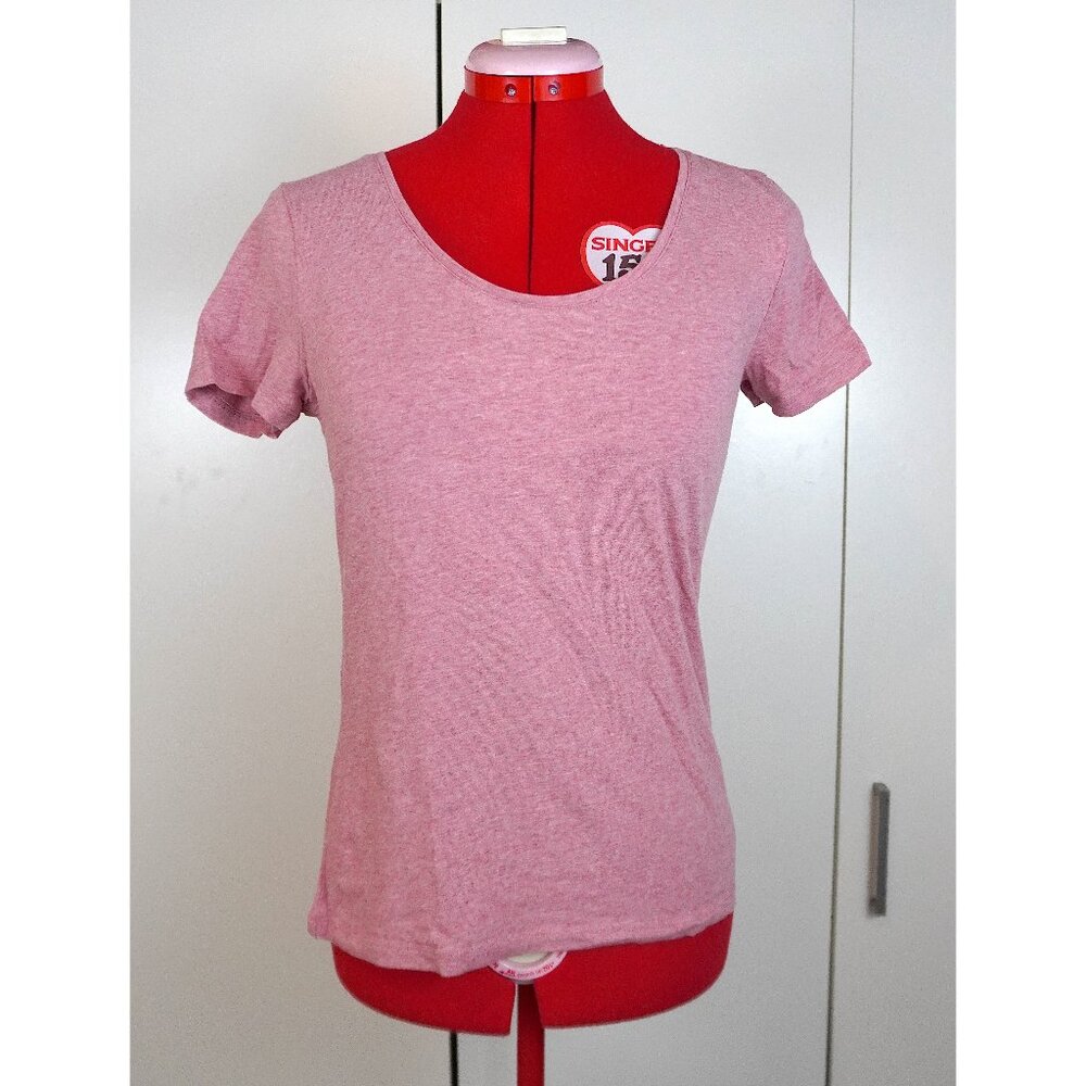H&M Short-Sleeve T-Shirt in Pink